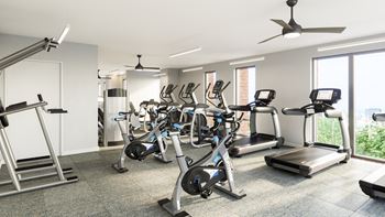 Cardio studio equipment